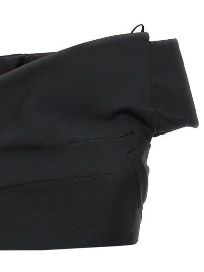 Top 'Crop Lapel Corset' Tops