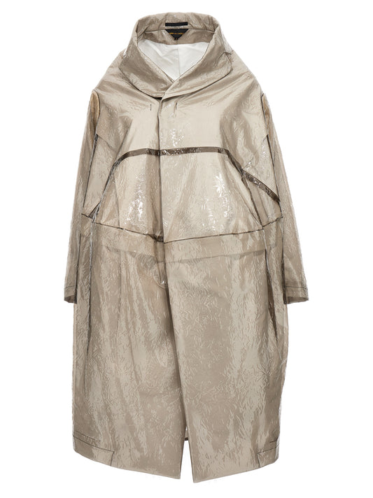 Oversize texture trench coat Coats, trench coats