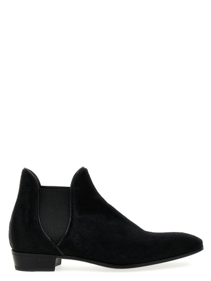 Calf hair ankle boots Boots, ankle boots