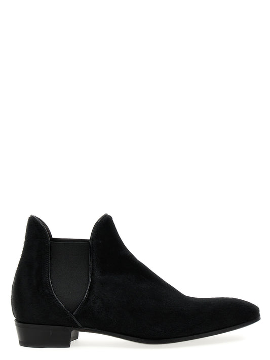 Calf hair ankle boots Boots, ankle boots