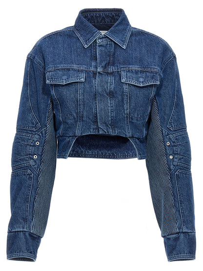 'Motorcycle' denim jacket Casual jackets, parka