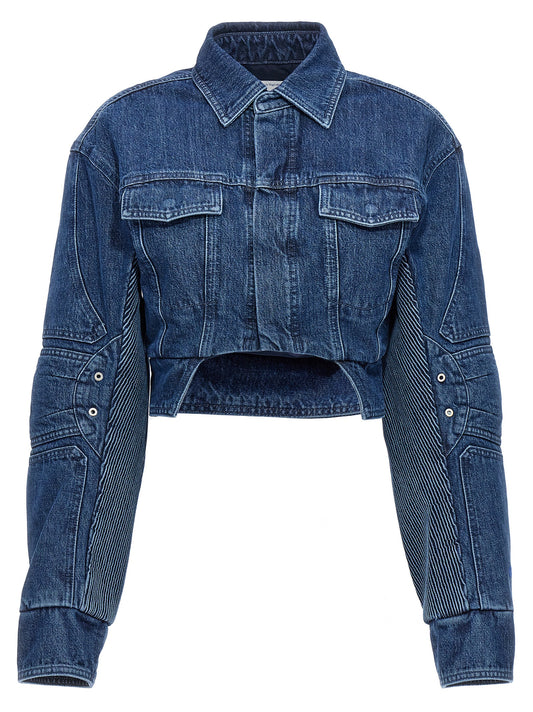 'Motorcycle' denim jacket Casual jackets, parka