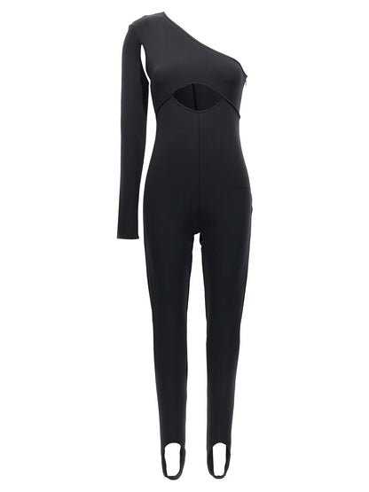 Scuba cut out one-length bodysuit Jumpsuits