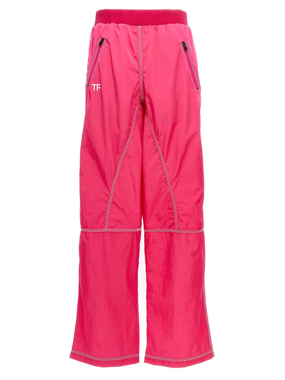 Logo nylon pants Pants