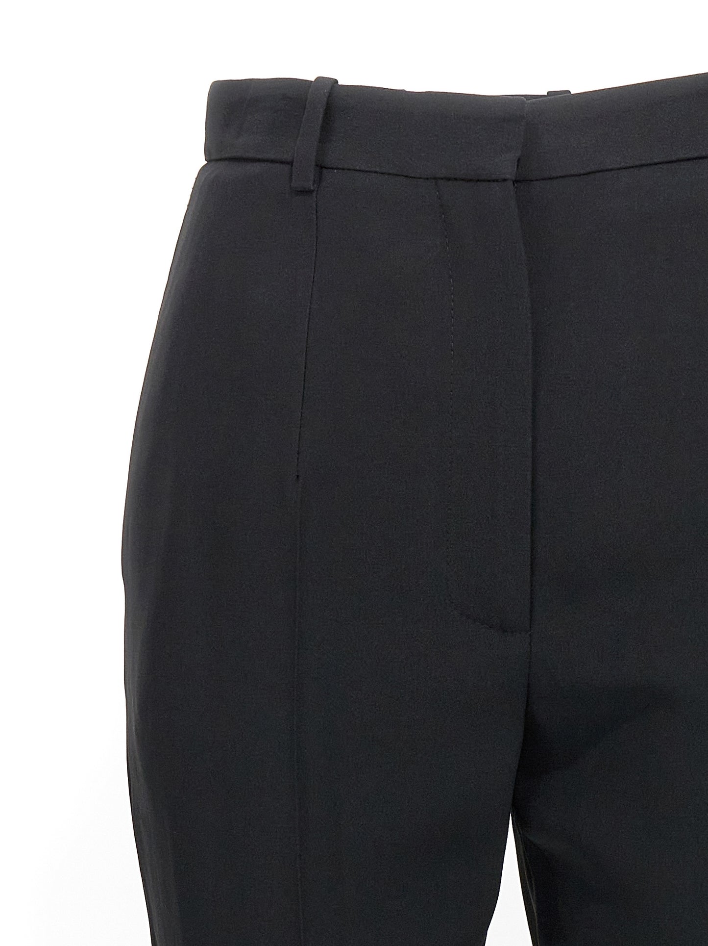 Crêpe cigarette pants Pants