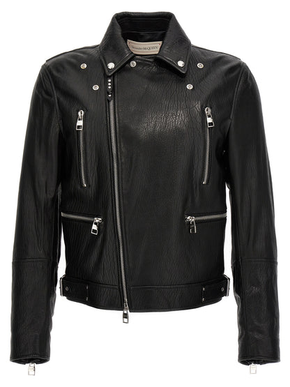 Texture leather jacket Piumini, Parka, Giacche casual