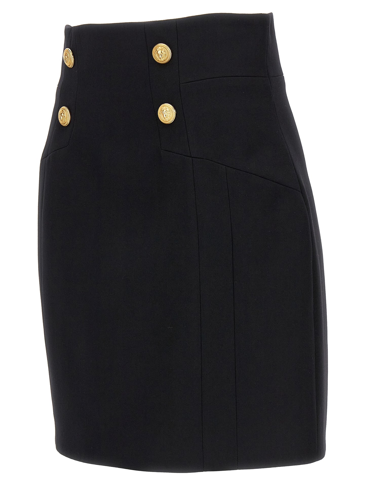 Logo button skirt Skirts
