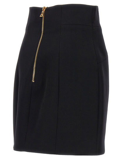 Logo button skirt Skirts