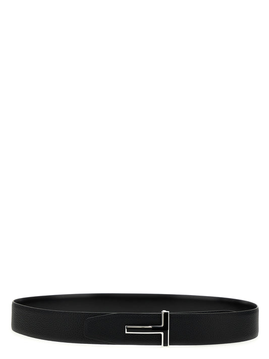 Logo leather belt Belts