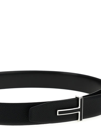 Logo leather belt Belts