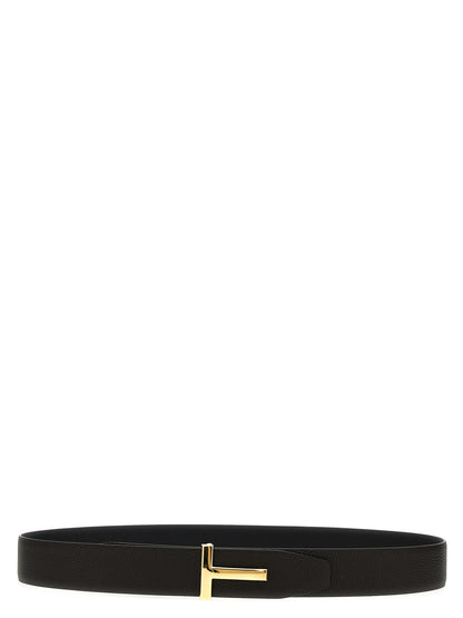 Buckle logo reversible belt Belts
