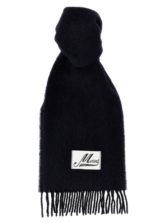 Logo patch scarf Scarves, foulards