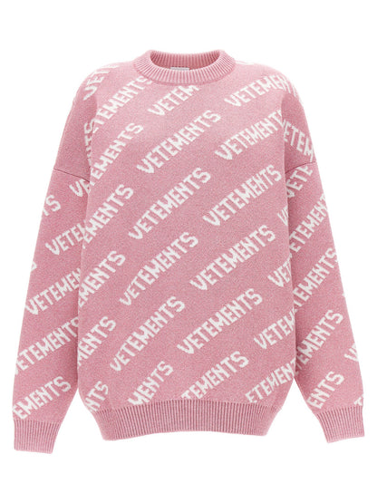 Lurex monogram sweater Sweater, cardigans