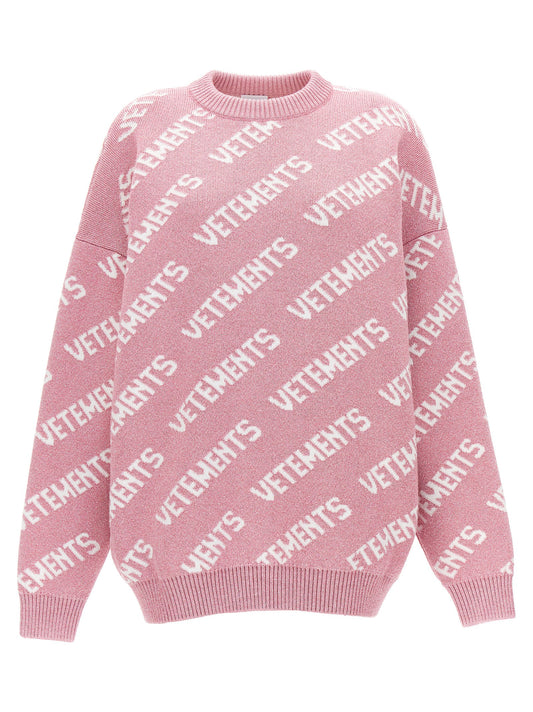 Lurex monogram sweater Sweater, cardigans
