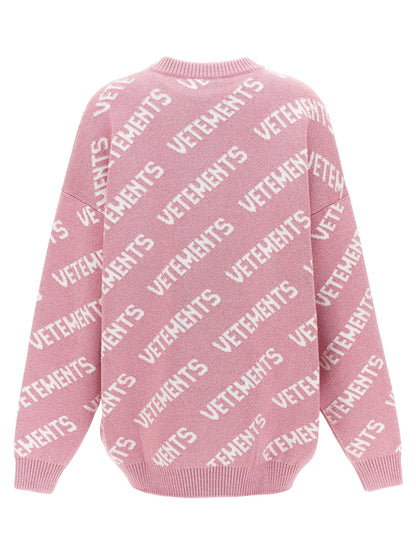 Lurex monogram sweater Sweater, cardigans