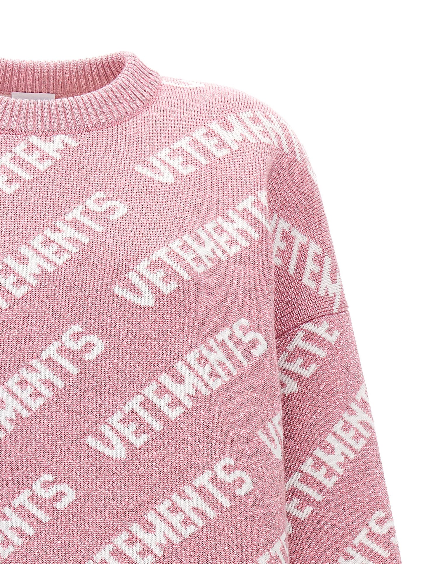 Lurex monogram sweater Sweater, cardigans