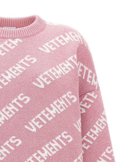 Lurex monogram sweater Sweater, cardigans