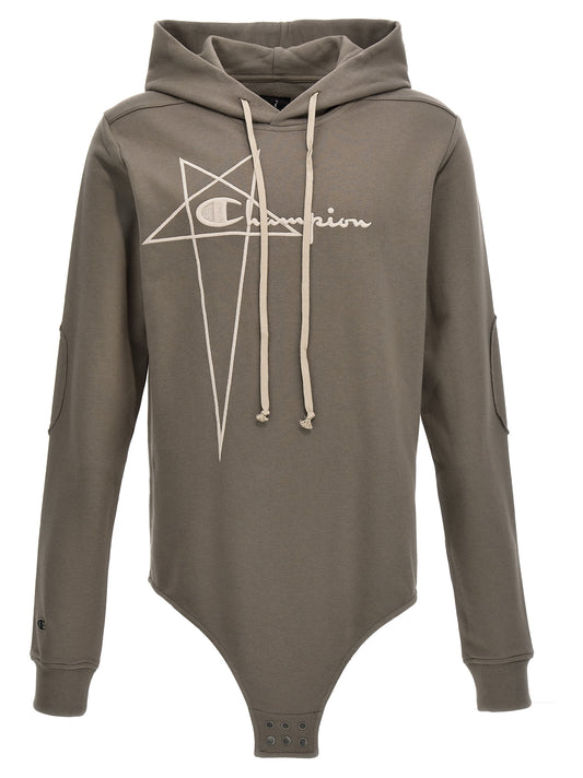 Champion x Rick Owens hooded bodysuit INTIMO