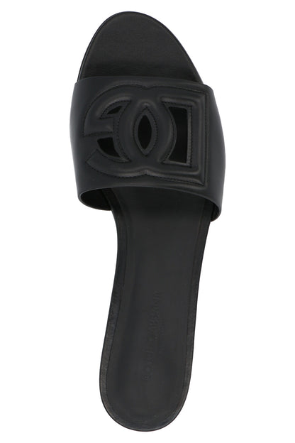 'DG' slides Sandals