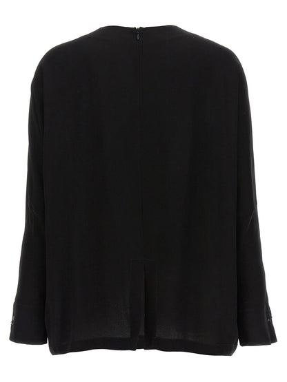 Cufflinks detail blouse Shirt, blouse