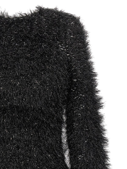 Cut-out lurex sweater Sweater, cardigans