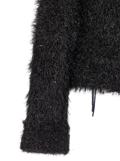 Cut-out lurex sweater Sweater, cardigans
