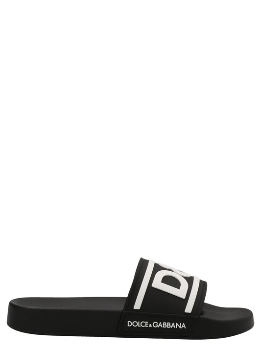 Logo slides Sandals