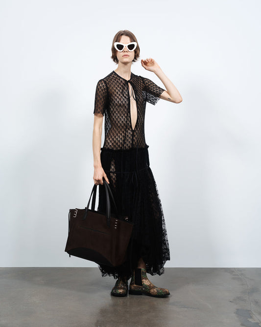 Jw Anderson Mixed lace dress