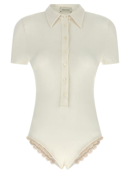 '01' bodysuit Tops