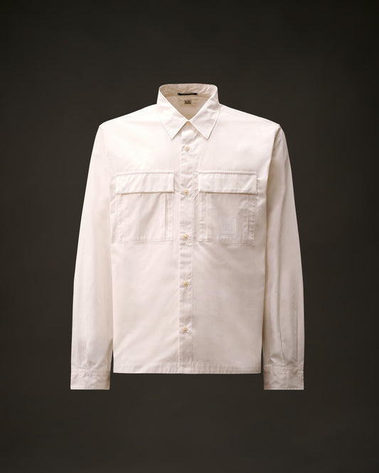 C.p. Company Metropolis series gabardine long sleeve button shi