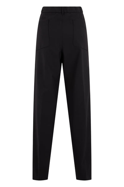 High-waisted trousers in technical fabric RTW