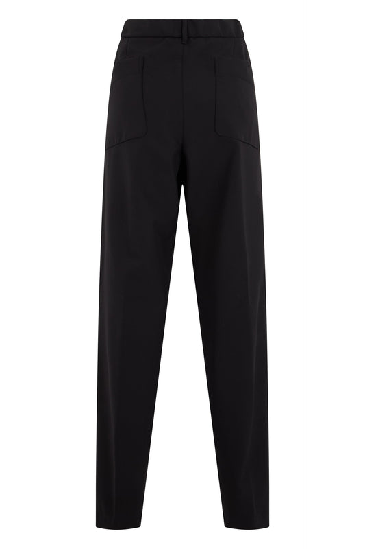 High-waisted trousers in technical fabric RTW