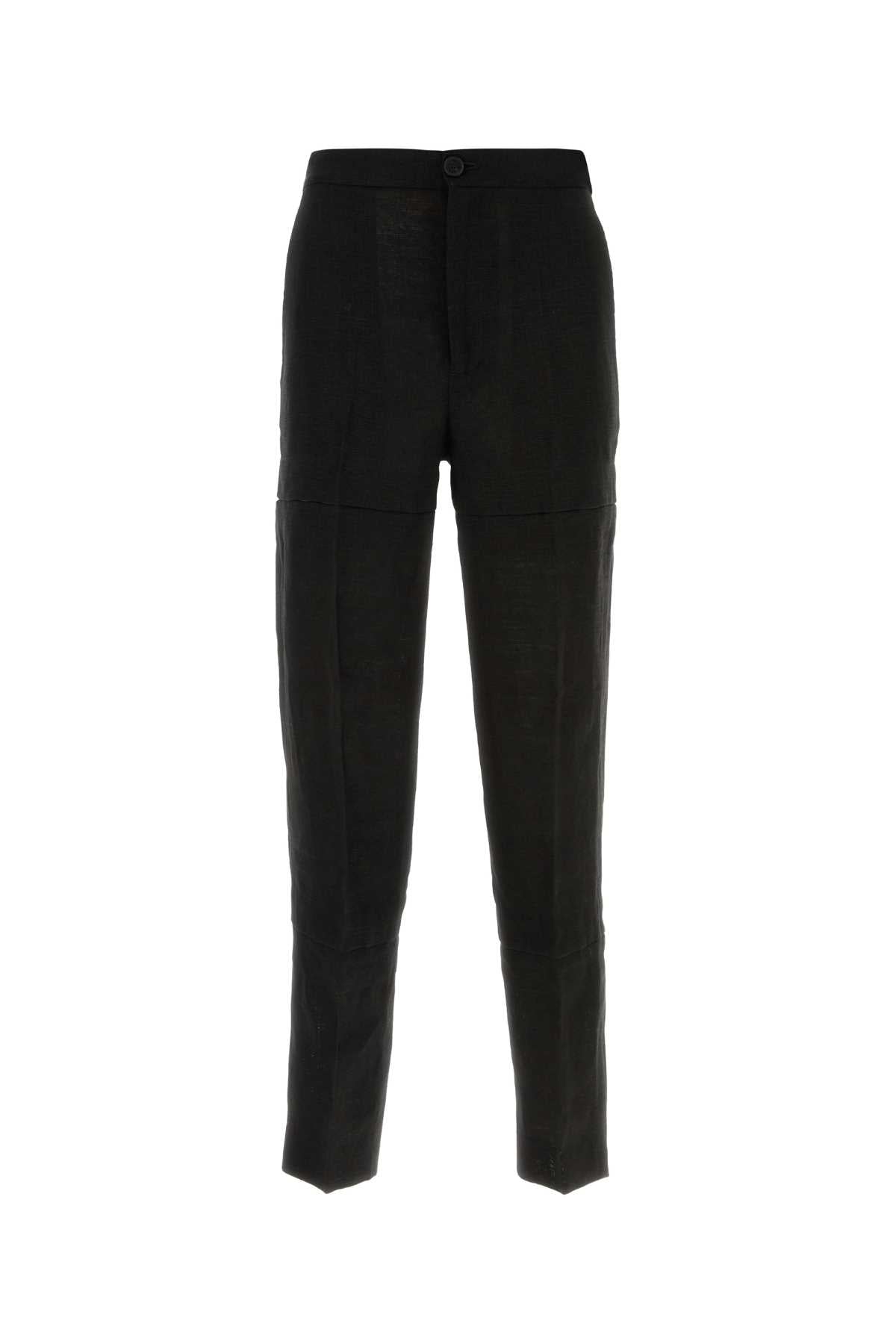 HOOK&EYE PANTS LINEN PANTS