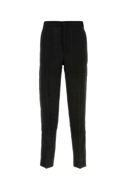 HOOK&EYE PANTS LINEN PANTS