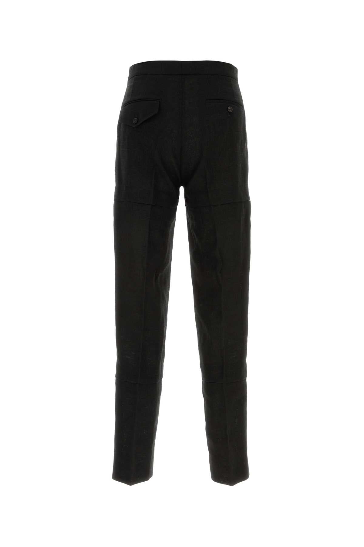 HOOK&EYE PANTS LINEN PANTS
