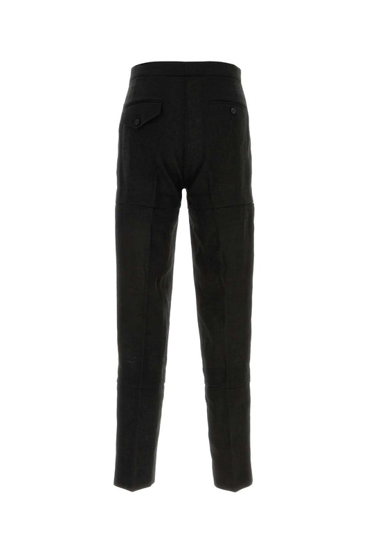 HOOK&EYE PANTS LINEN PANTS