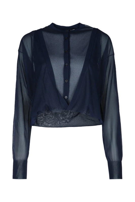 FOLDED CARDIGAN TOPS