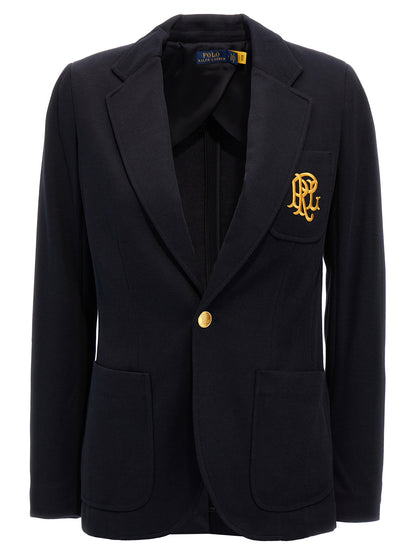 'Crest logo' blazer Blazer, suits