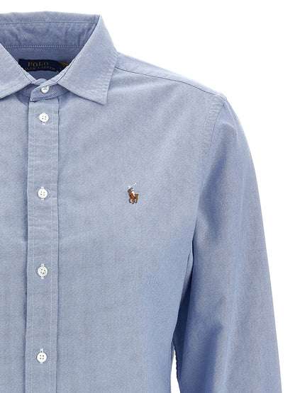 Logo embroidery shirt Shirt, blouse