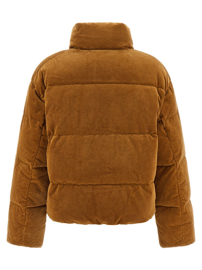Ribbed velvet down jacket Down jacket, Parka, Casual jackets