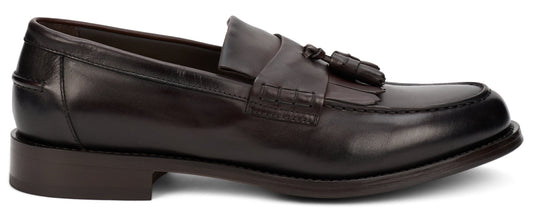 Loafers in leather with insert RTW