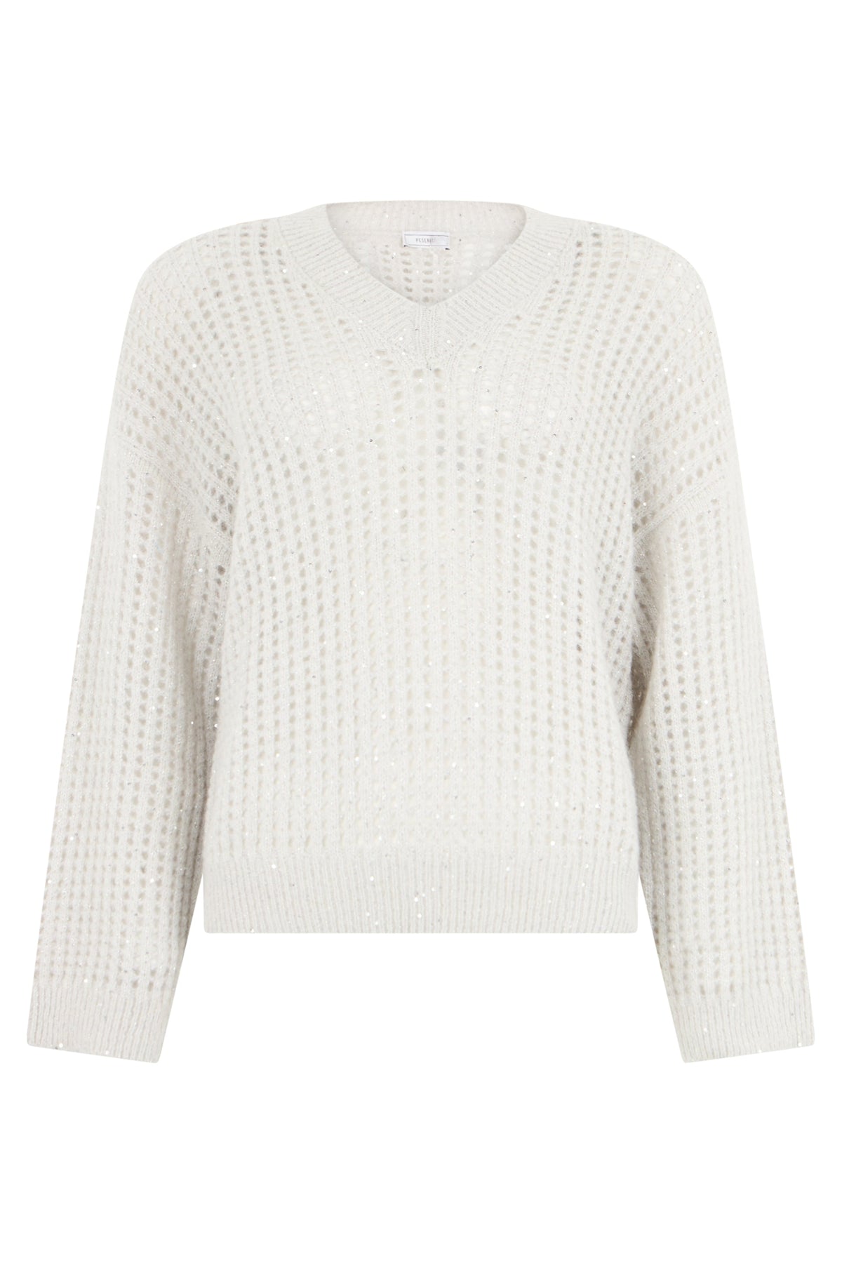 Lace sweater with sequins RTW
