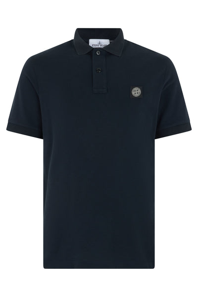 Stone Island Piqué Cotton Organic Polo