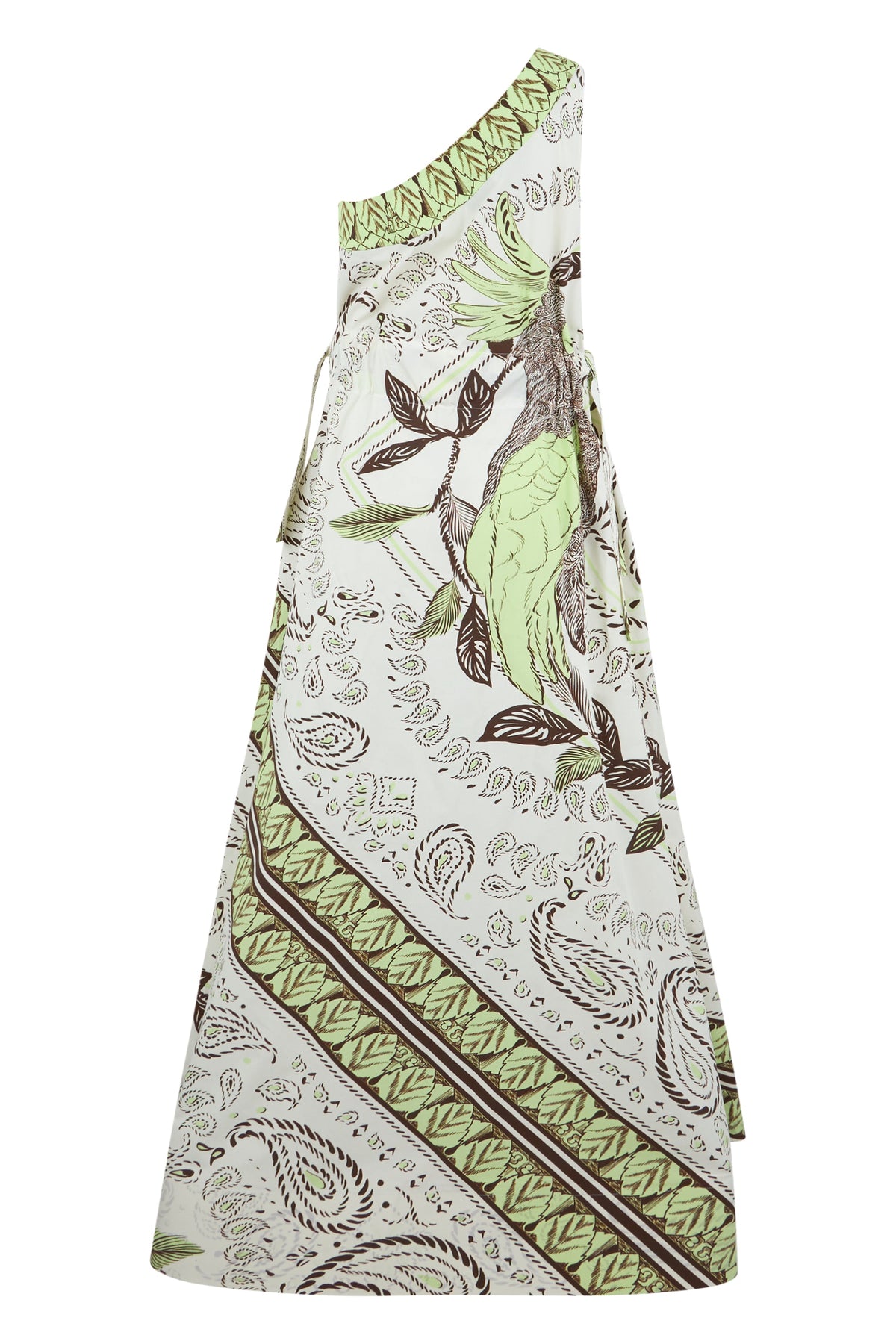 One-shoulder dress with floral pattern RTW