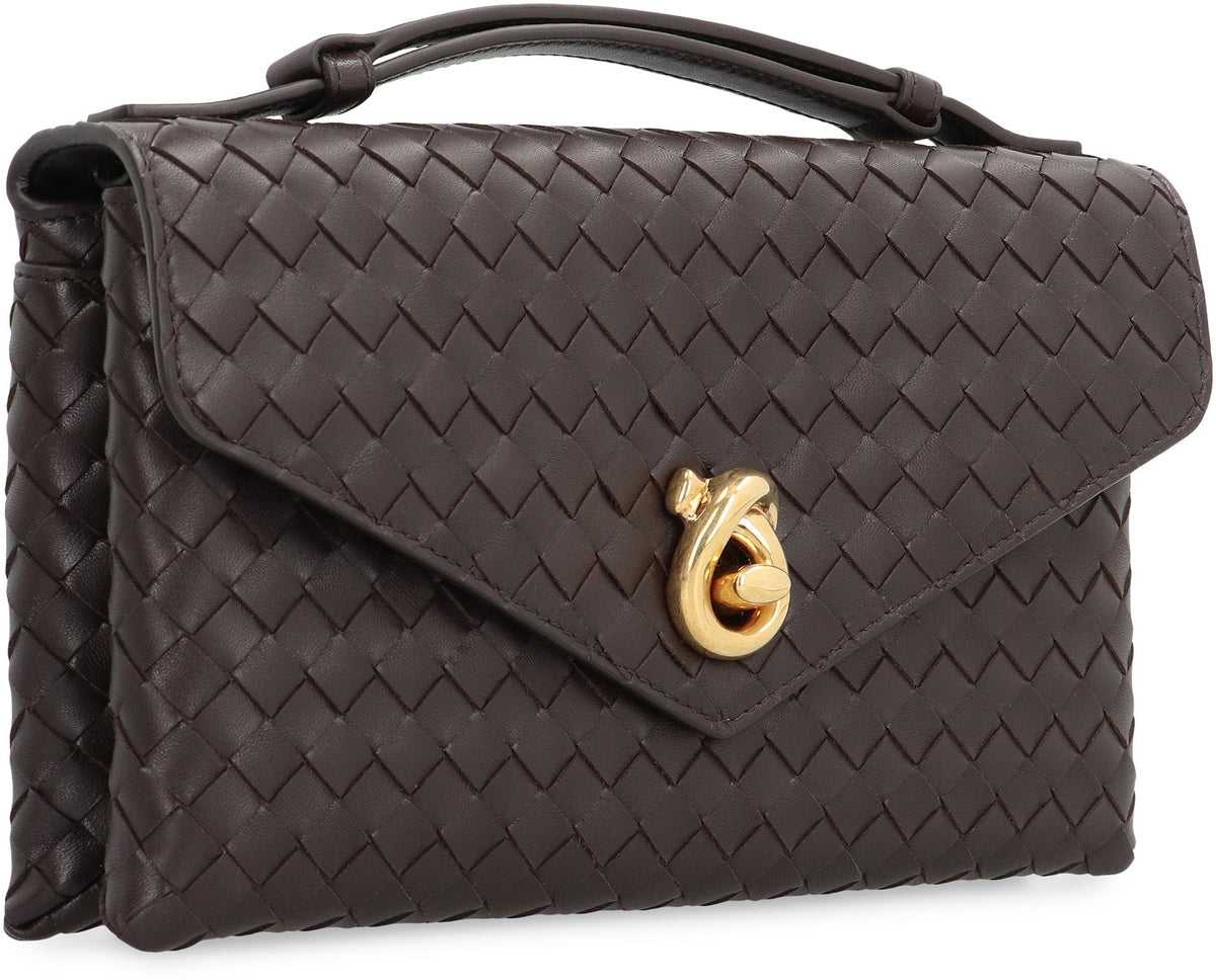 Bottega Veneta Knot Lock Leather crossbody bag