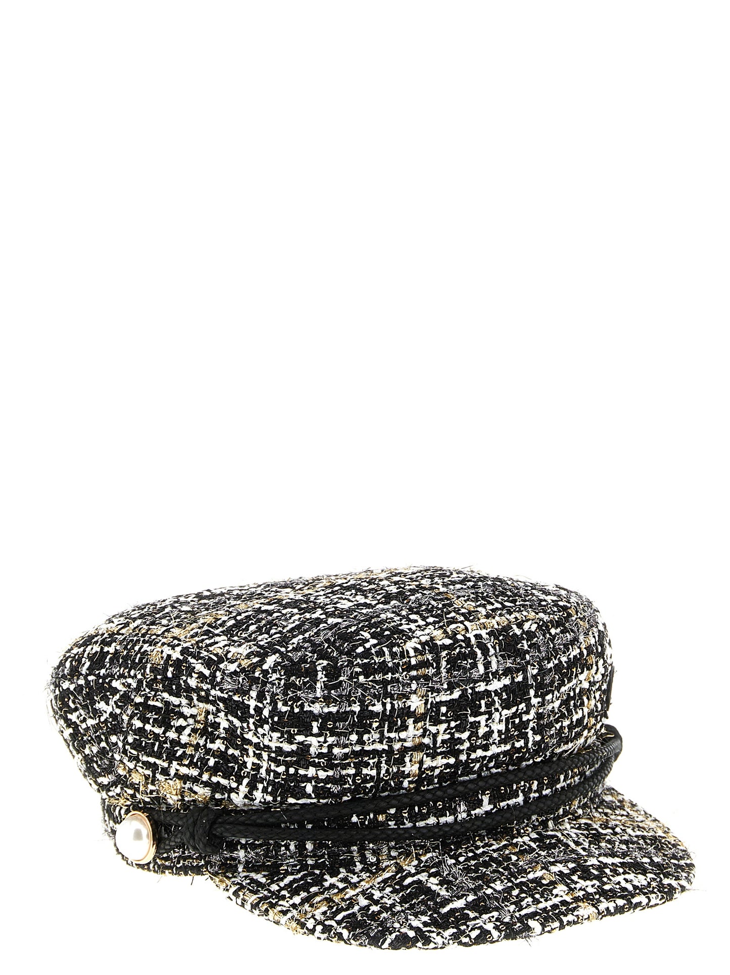 'Stage Shiny Tweed' hat Hats