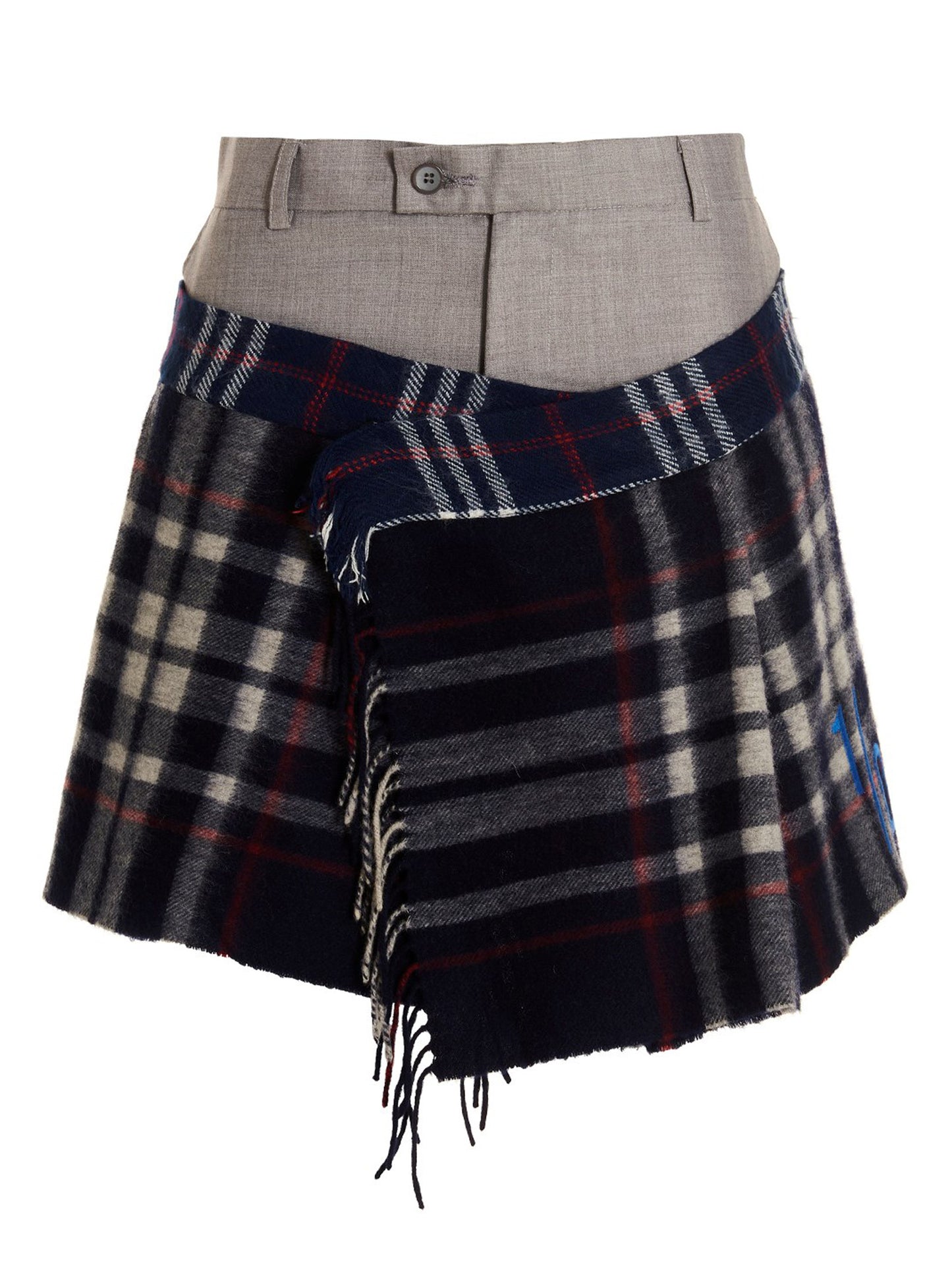 'Check Scarf Reworked' skirt Skirts