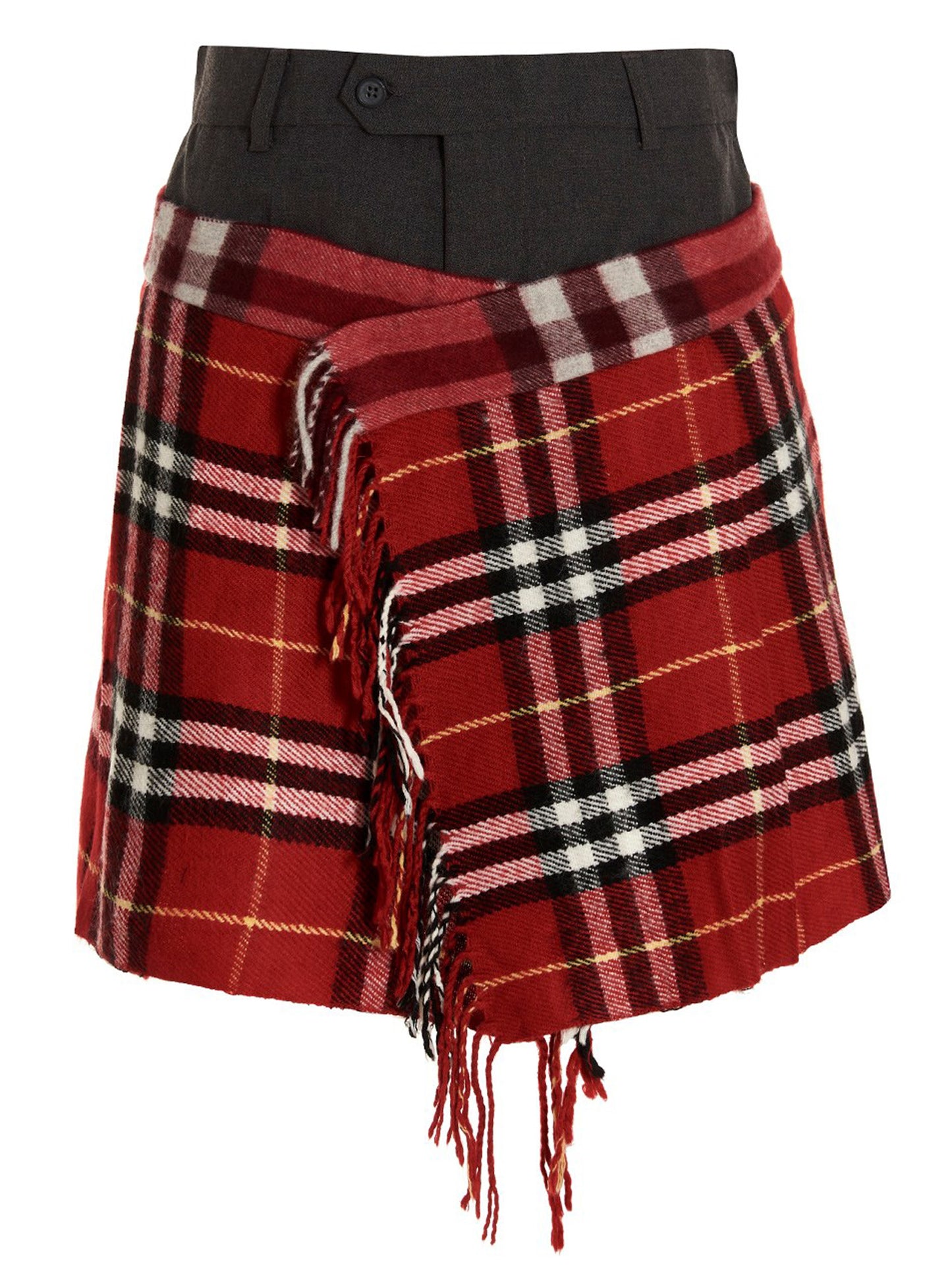 'Check Scarf Reworked' skirt Skirts