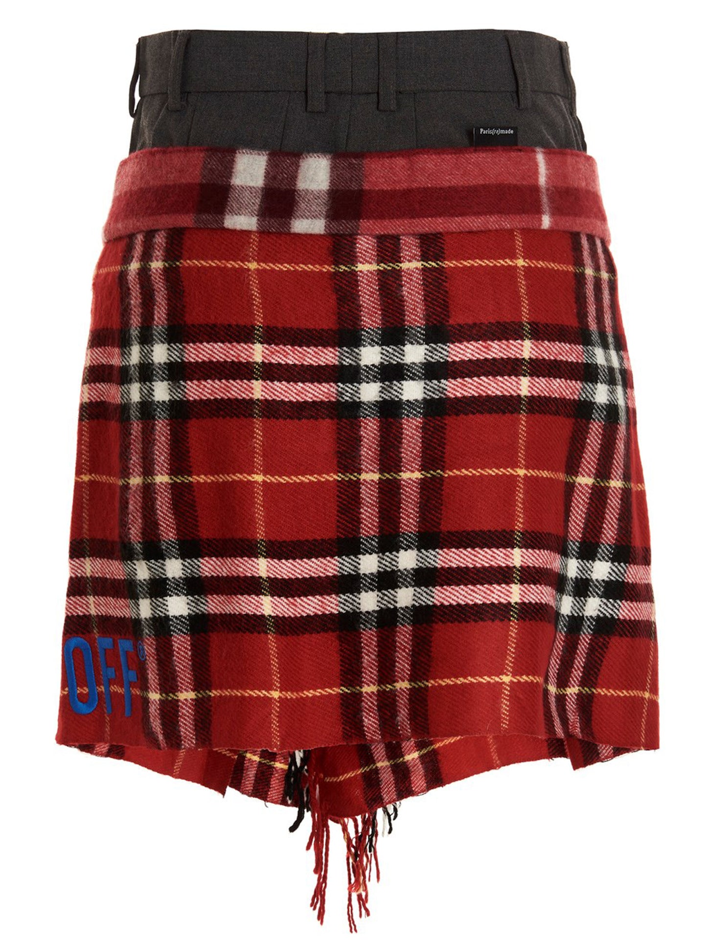 'Check Scarf Reworked' skirt Skirts