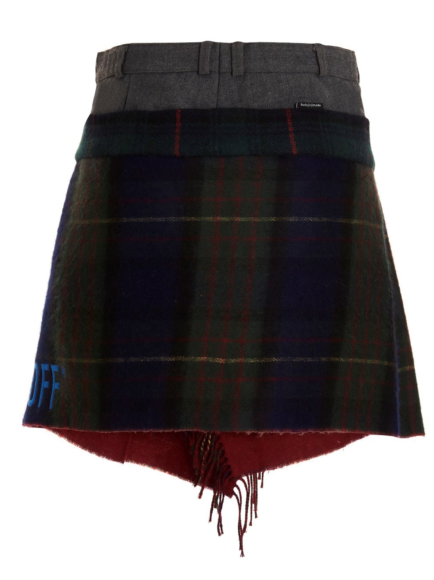 'Check Scarf Reworked' skirt Skirts